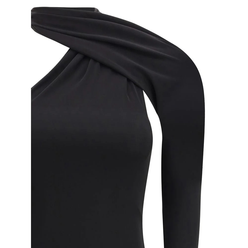Courrèges Black Viscose Cocktail Dress - Dresses