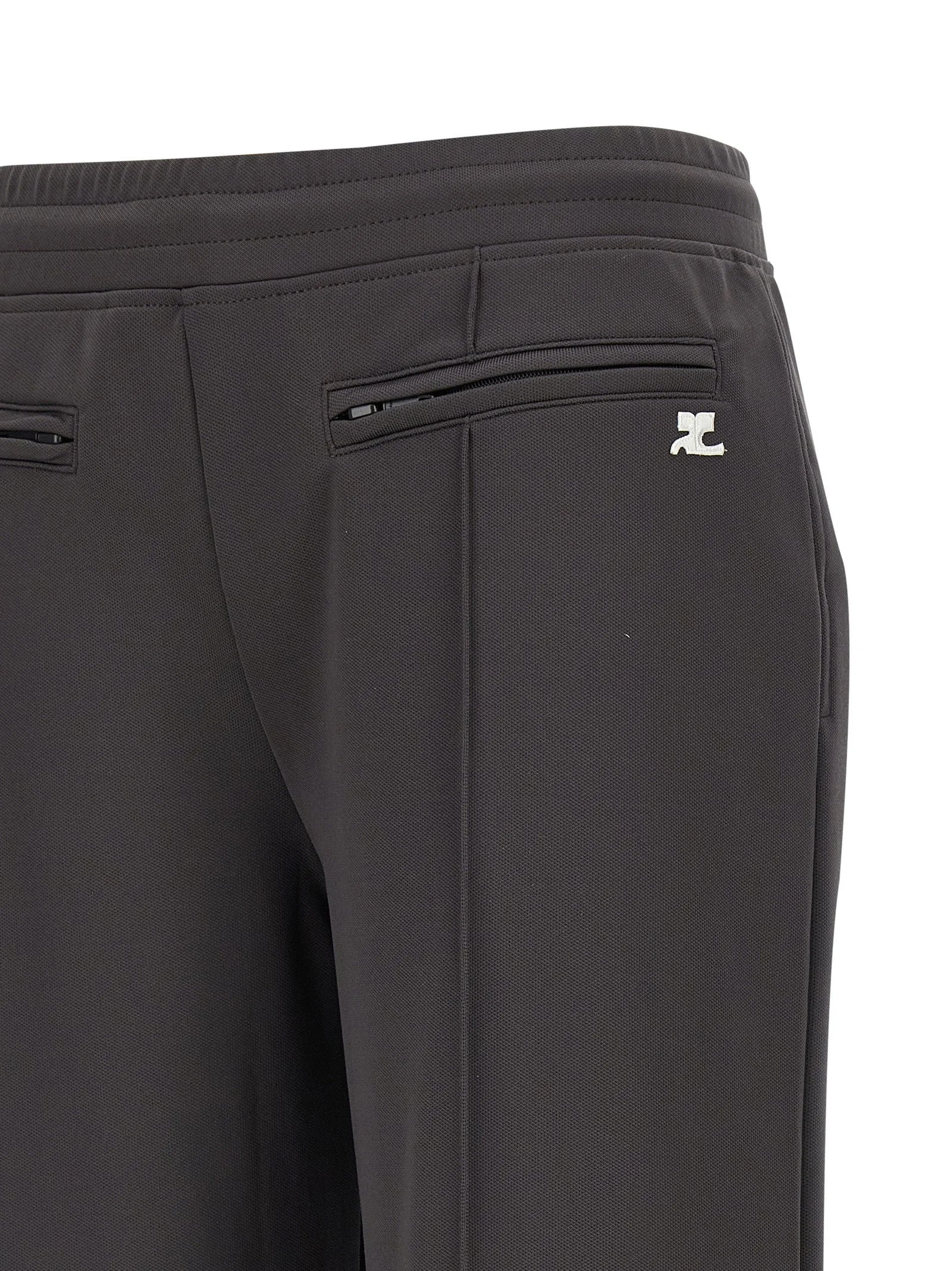 Courrèges Gray Polyester Joggers (Workout Pants)
