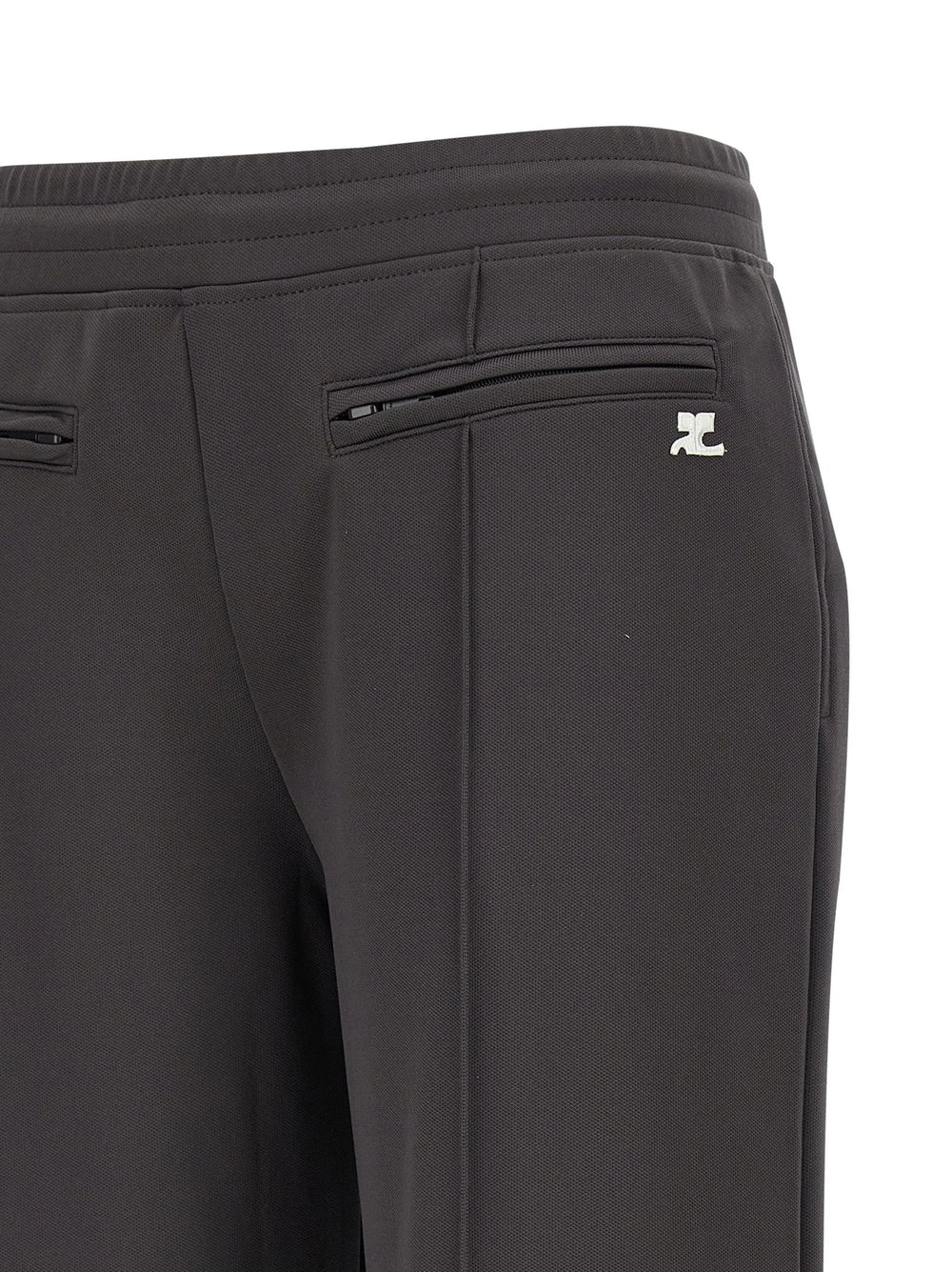 Courrèges Gray Polyester Joggers (Workout Pants)