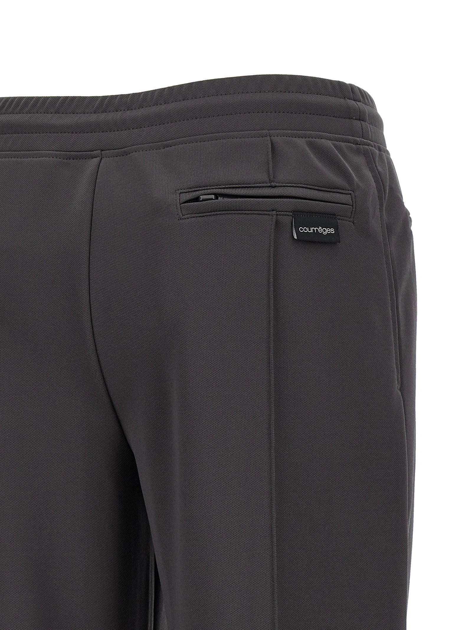 Courrèges Gray Polyester Joggers (Workout Pants)