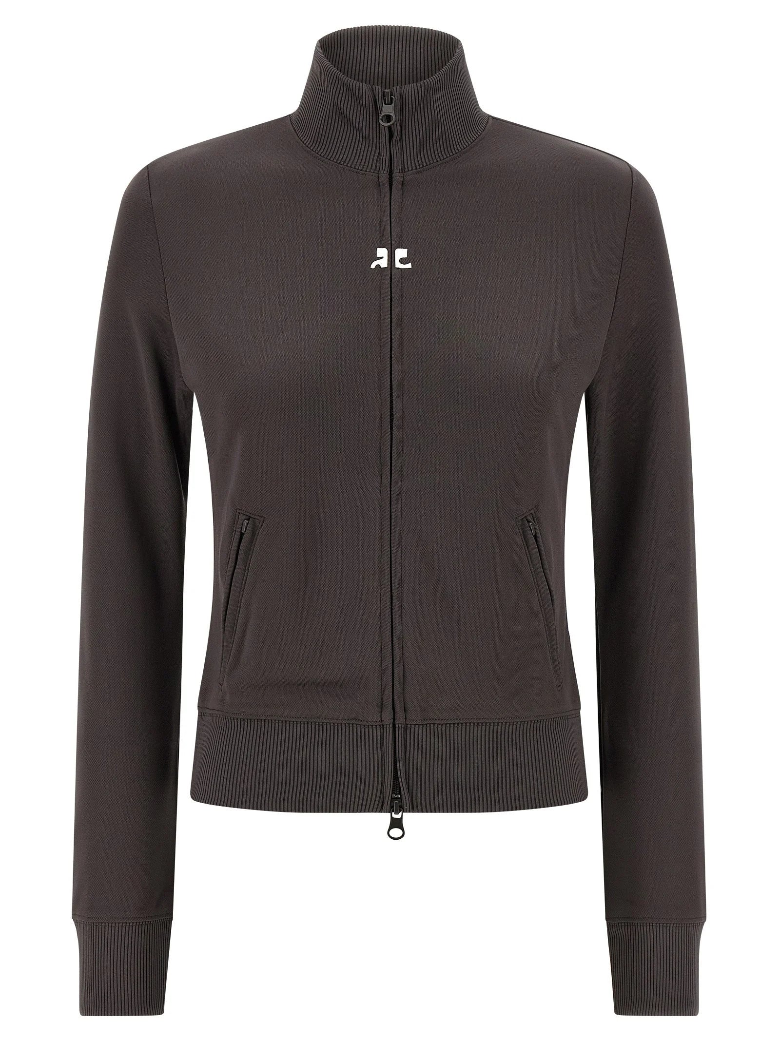 Courrèges Gray Polyester Sweatshirt
