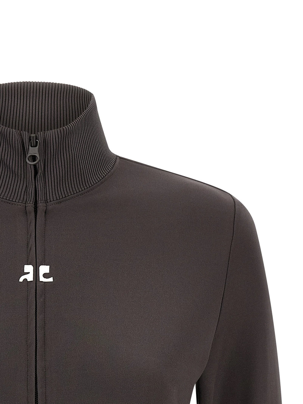 Courrèges Gray Polyester Sweatshirt