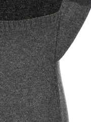 Courrèges Gray Wool Midi Dress
