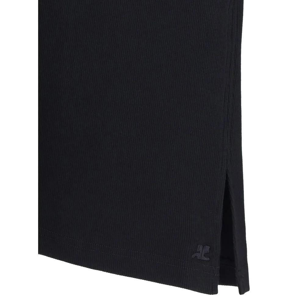 Courrèges Transverse Cotton ’90s Top - Tank Tops