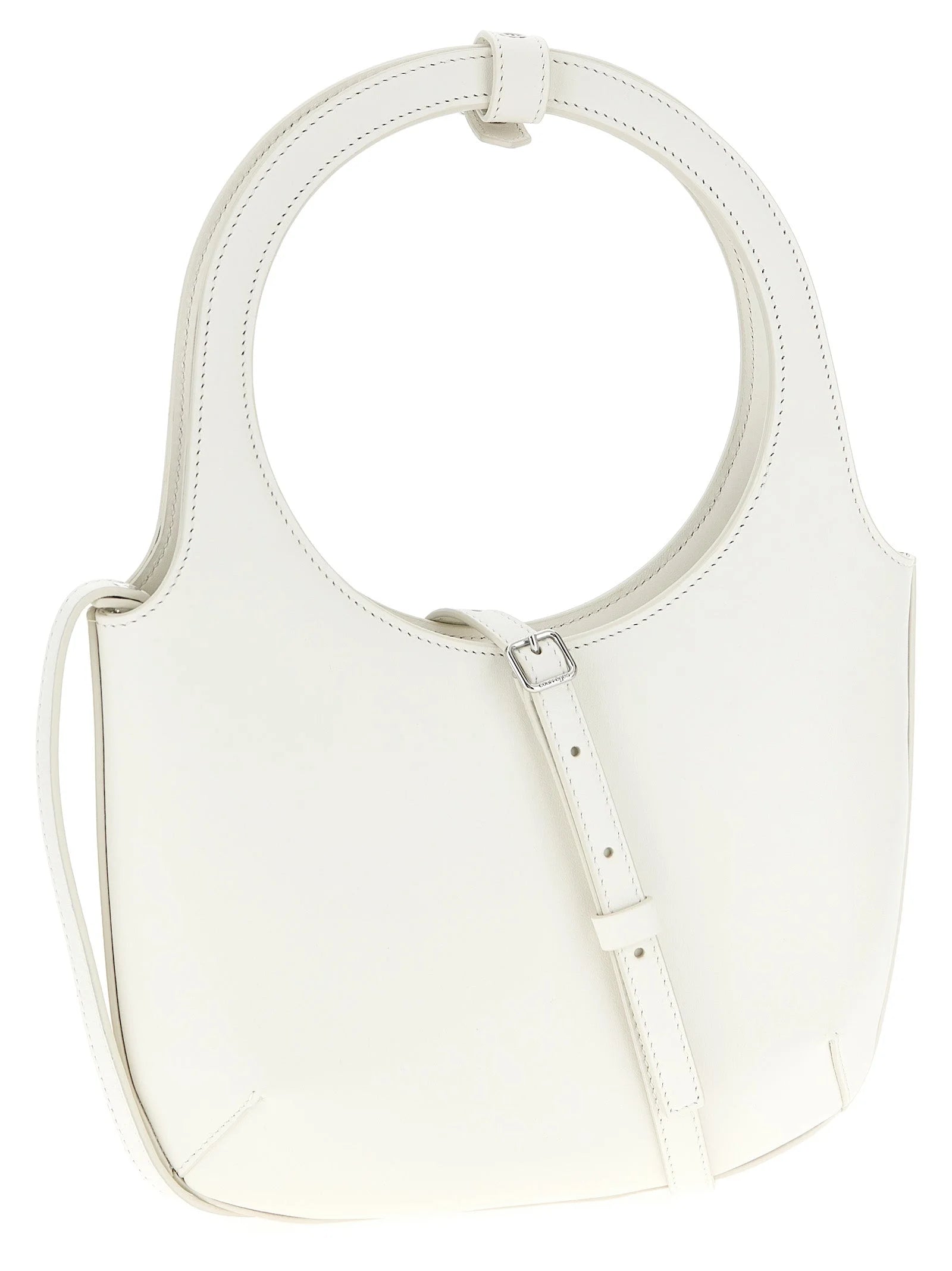 Courrèges White Calfskin Handbag