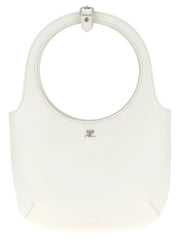 Courrèges White Calfskin Handbag