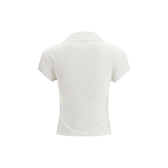 Courrèges White Cotton Polo Shirt