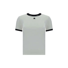Courrèges White Cotton T-Shirt