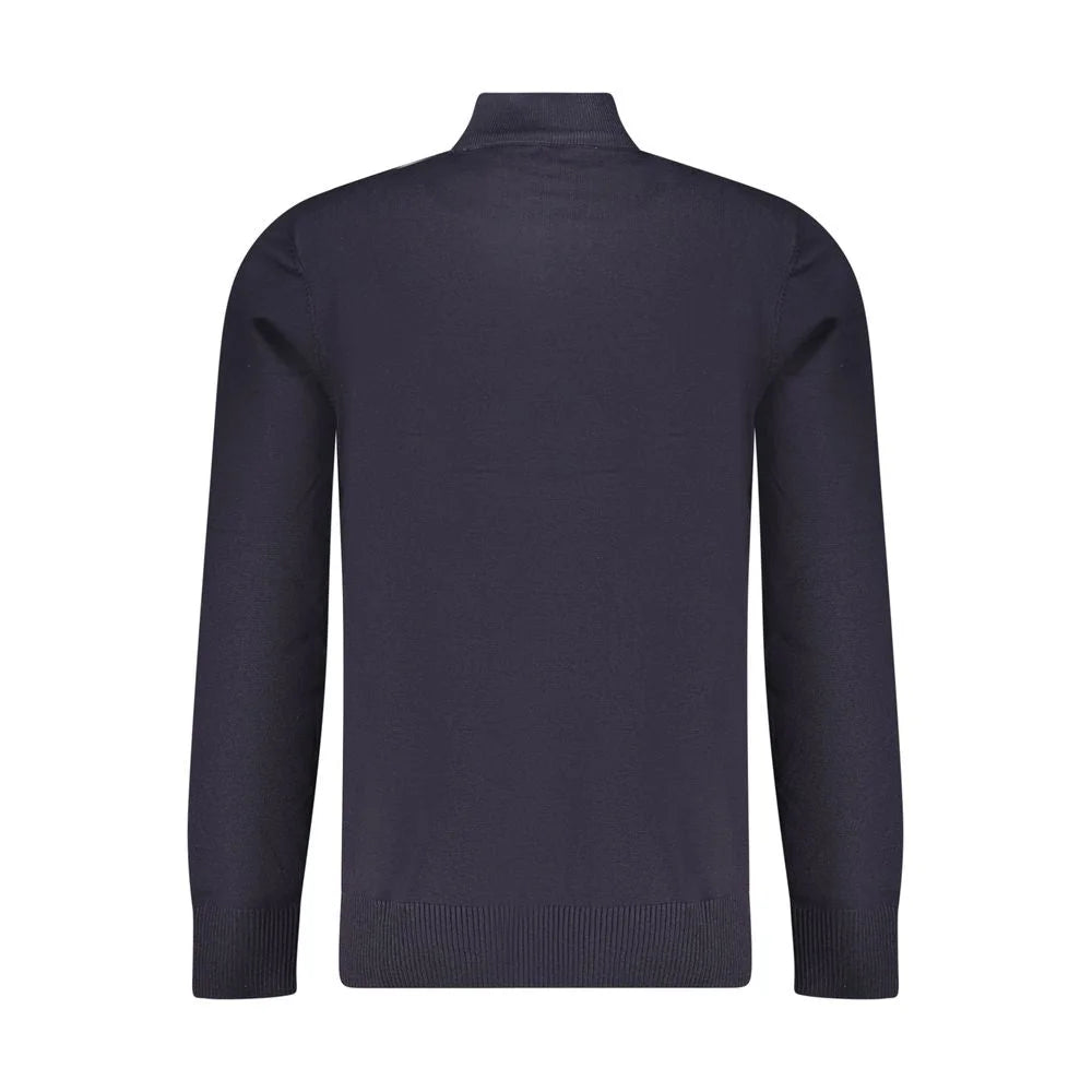Coveri Moving Blue Nylon Men Sweater