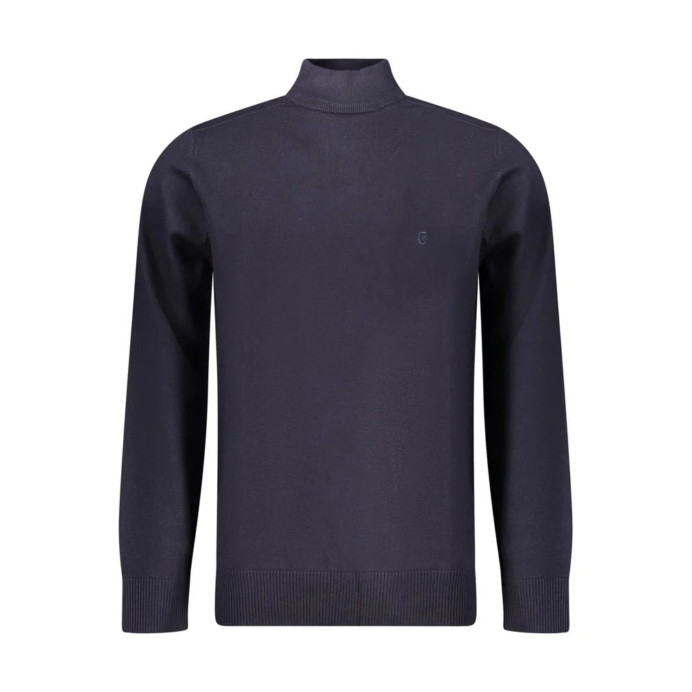 Coveri Moving Blue Nylon Men Sweater