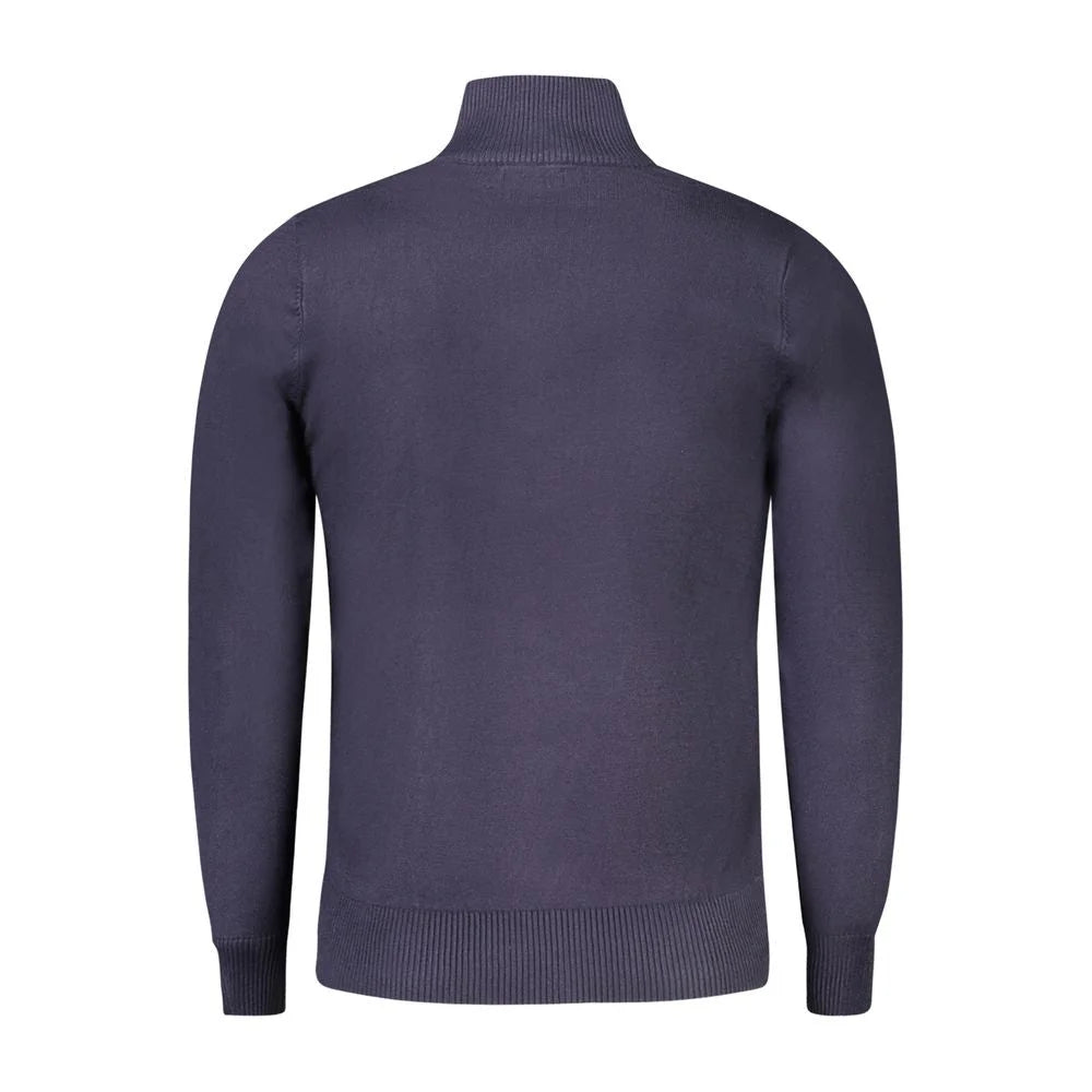 Coveri Moving Blue Nylon Sweater - Sweaters