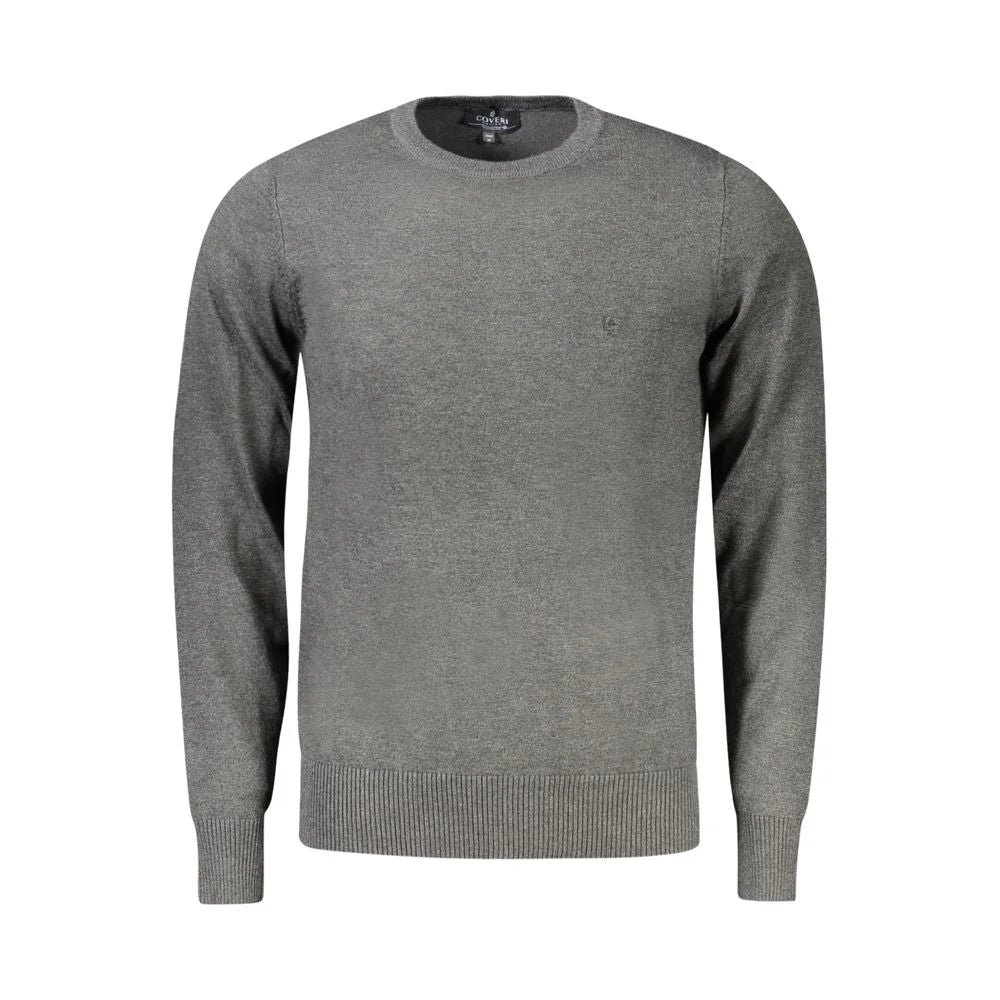 Coveri Moving Gray Nylon Sweater - Sweaters