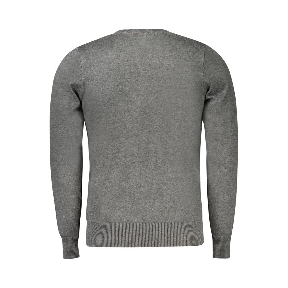 Coveri Moving Gray Nylon Sweater - Sweaters