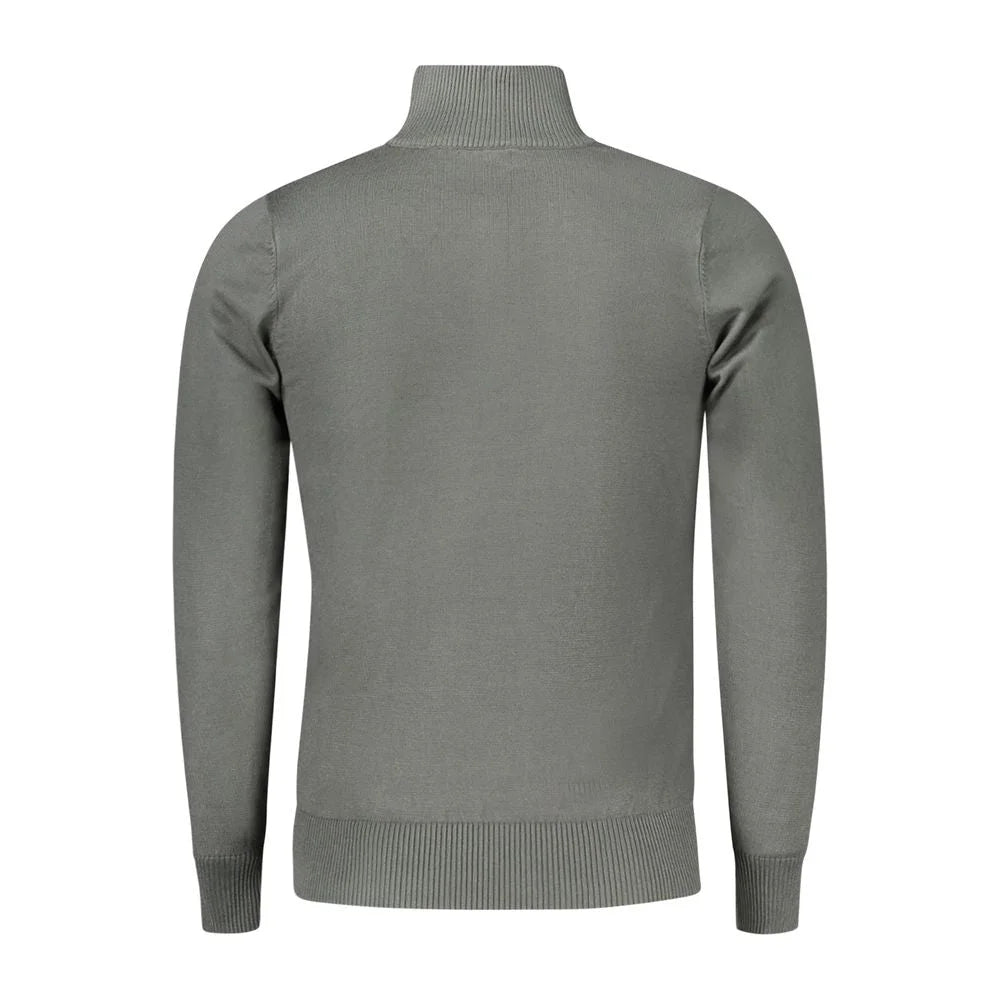 Coveri Moving Green Viscose Men Sweater - XXL