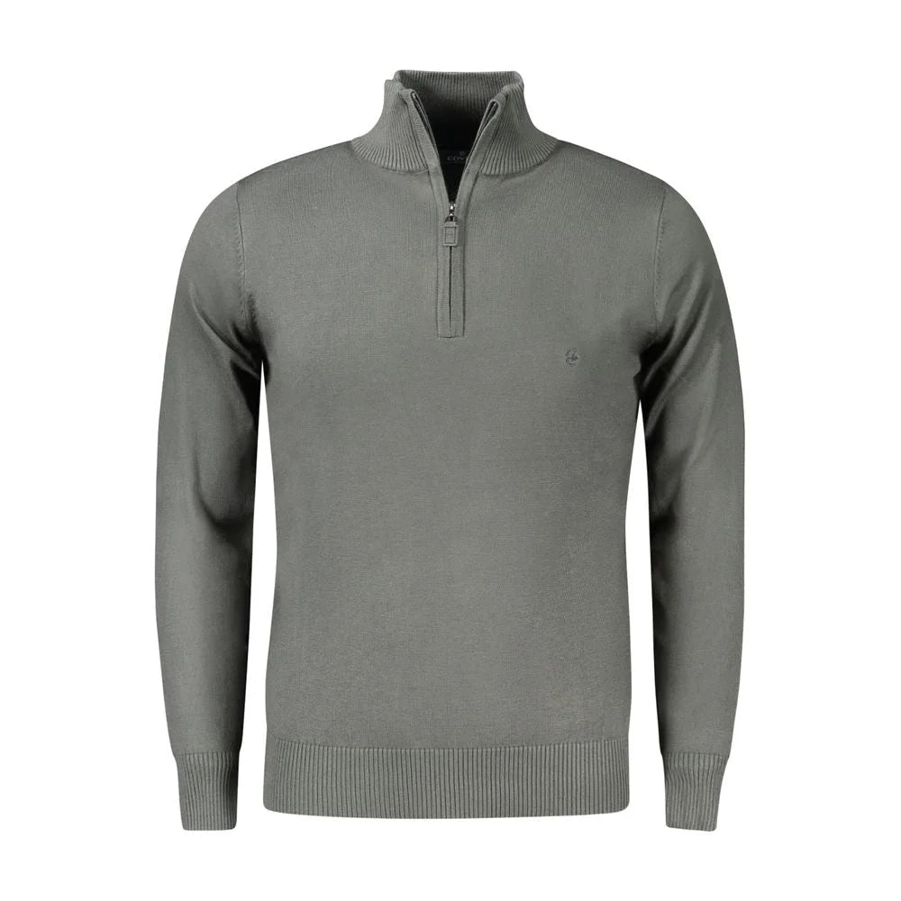 Coveri Moving Green Viscose Men Sweater - XXL