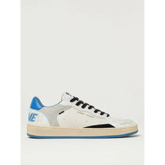 Crime London White Leather Low Top Sneakers - EU43/US10 - Sneakers