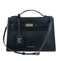 CRISTINAEFFE Black Artificial Leather Women Crossbody Bag - Cross Body Bags