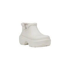Crocs White Croslite Ankle - Boots