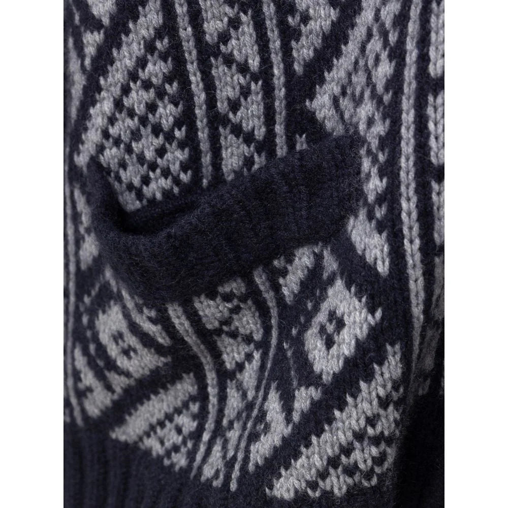 Cruciani Bicolor Cashmere Cardigan - IT58 | 3XL - Cardigans