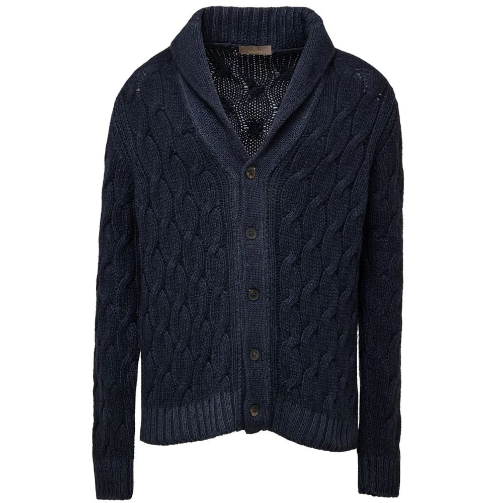 Cruciani Blue Cashmere Cardigan - IT50 | L - Cardigans