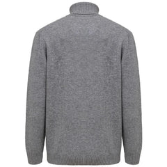 Cruciani Gray Cashmere Turtleneck - IT52 | XL - Sweaters
