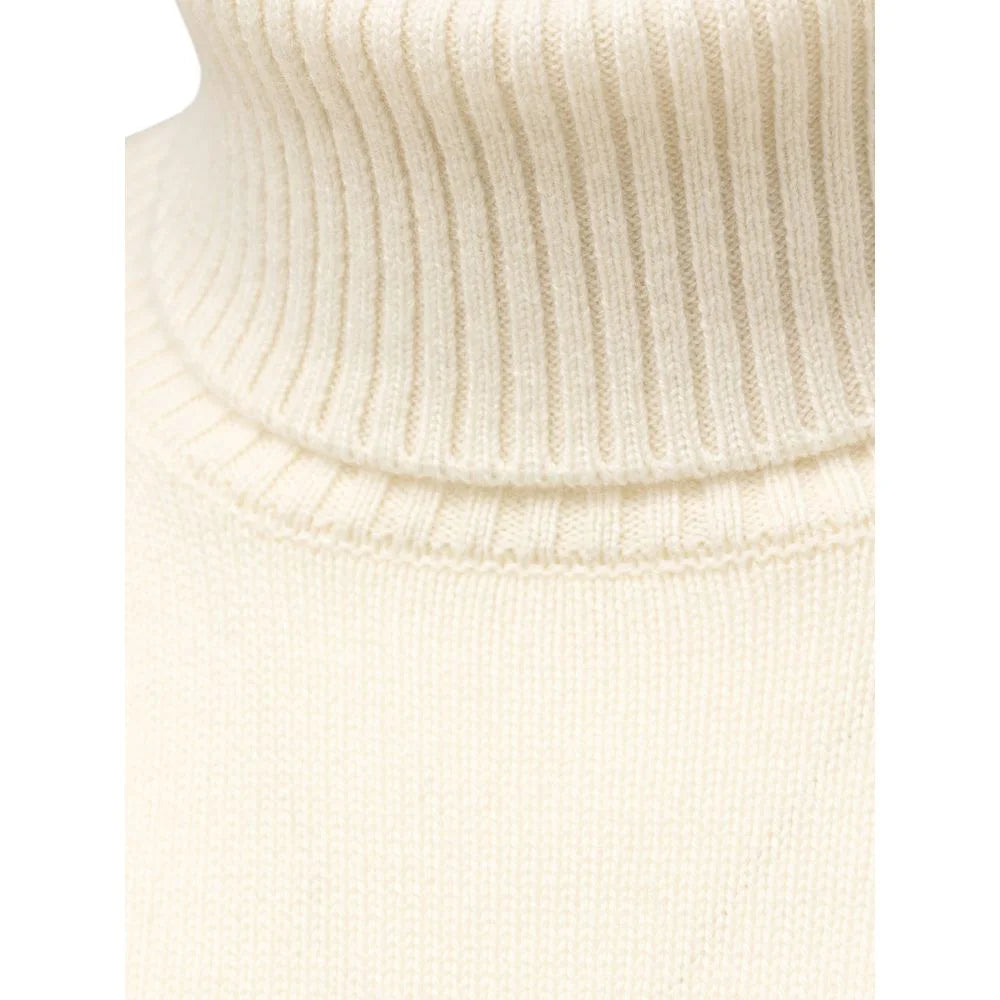 Cruciani White Cashmere Turtleneck - IT54 | XXL - Sweaters