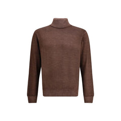 Cruciani Wool Green Turtleneck - Sweaters