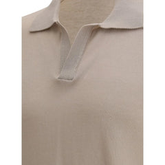 Cruna Beige Cotton Polo Shirt - IT54 | XXL