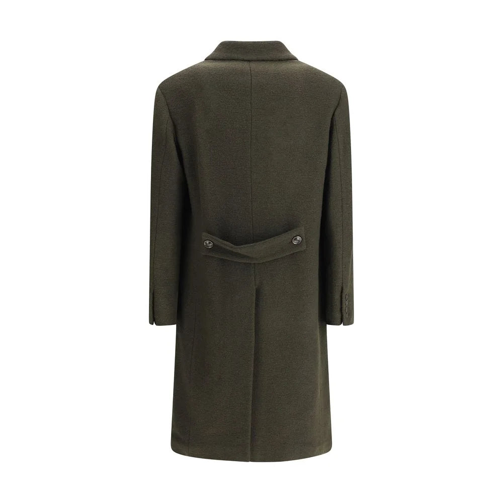Cruna Bicolor Fleece Wool Coat - IT48 | M