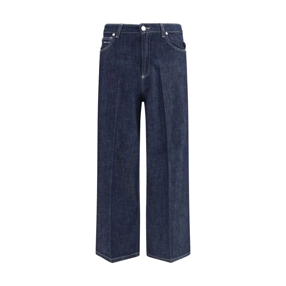 Cruna Blue Cotton Jeans Denim