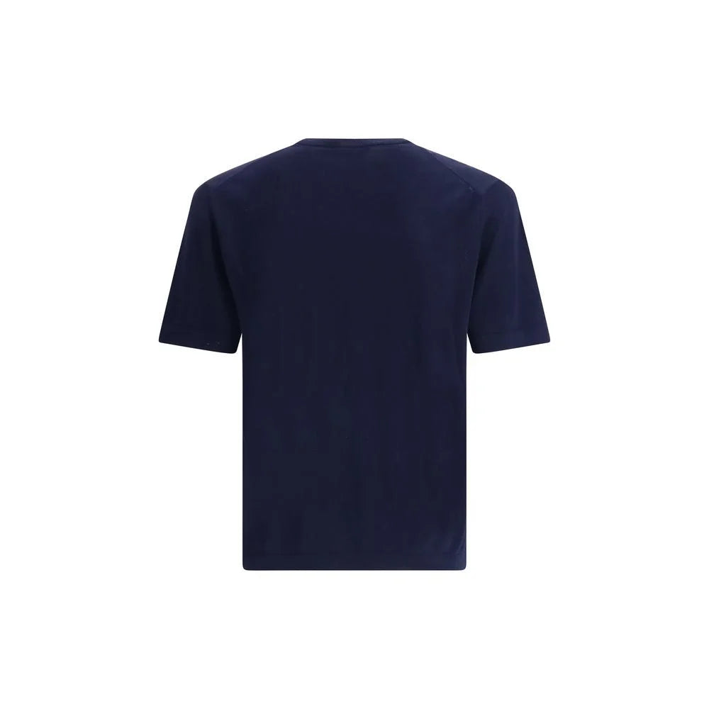 Cruna Blue Cotton T-Shirt