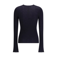 Cruna Blue Wool Sweatshirt
