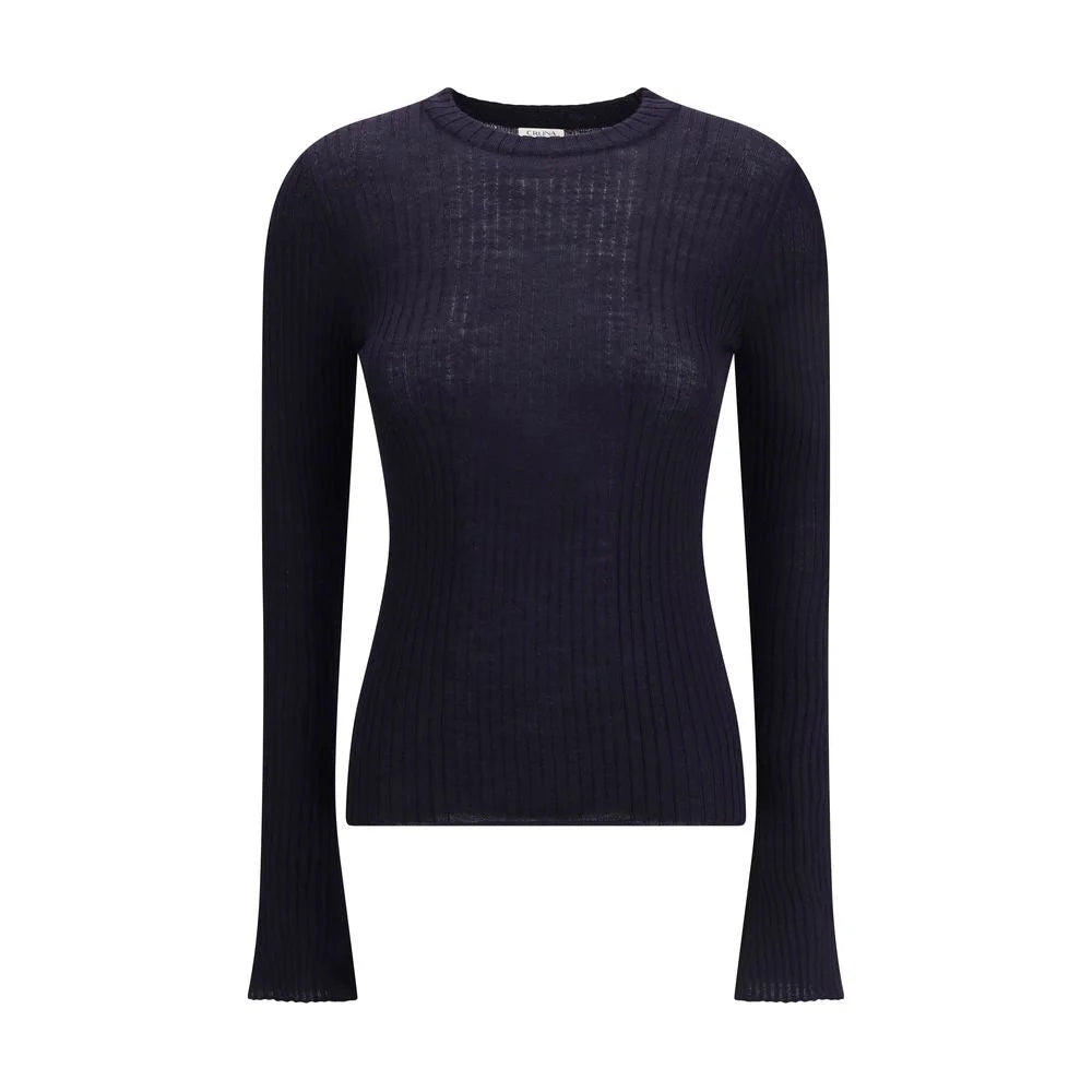 Cruna Blue Wool Sweatshirt