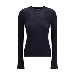 Cruna Blue Wool Sweatshirt