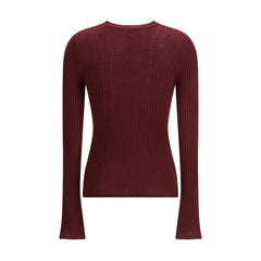 Cruna Bordeaux Wool Sweatshirt