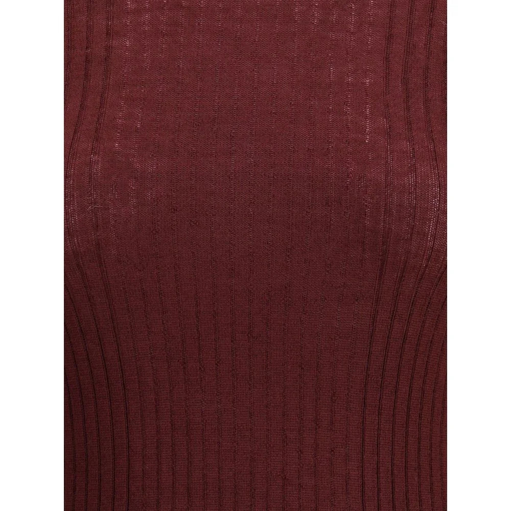 Cruna Bordeaux Wool Sweatshirt