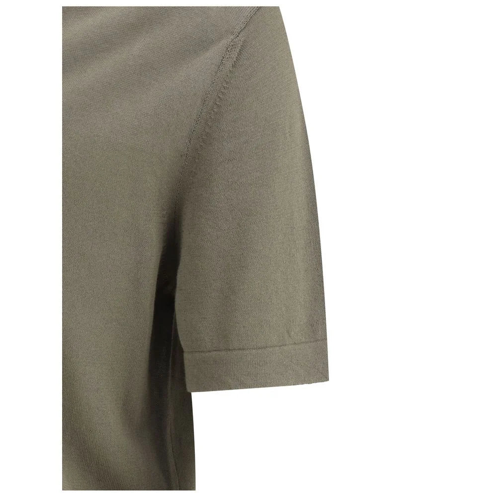 Cruna Green Cotton Polo Shirt - IT54 | XXL