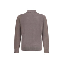 Cruna Knitted Long Sleeved Polo Shirt - Sweaters