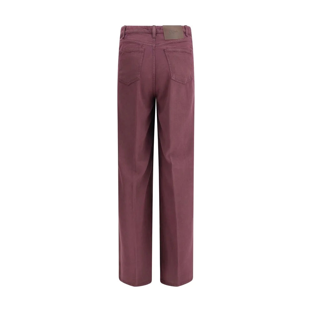 Cruna Purple Tencel Relaxed Fit Jeans