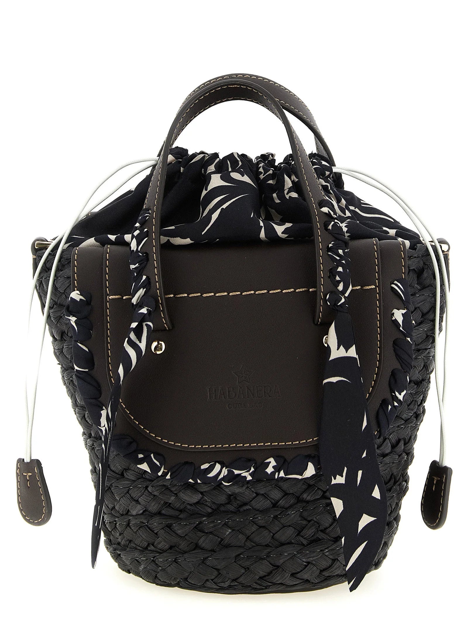 CUBA LAB Black Pantograph Handbag