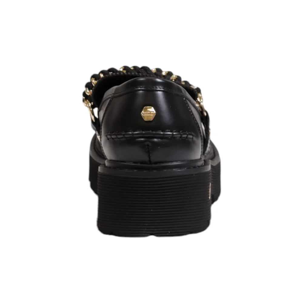 Cult Black Leather Platform