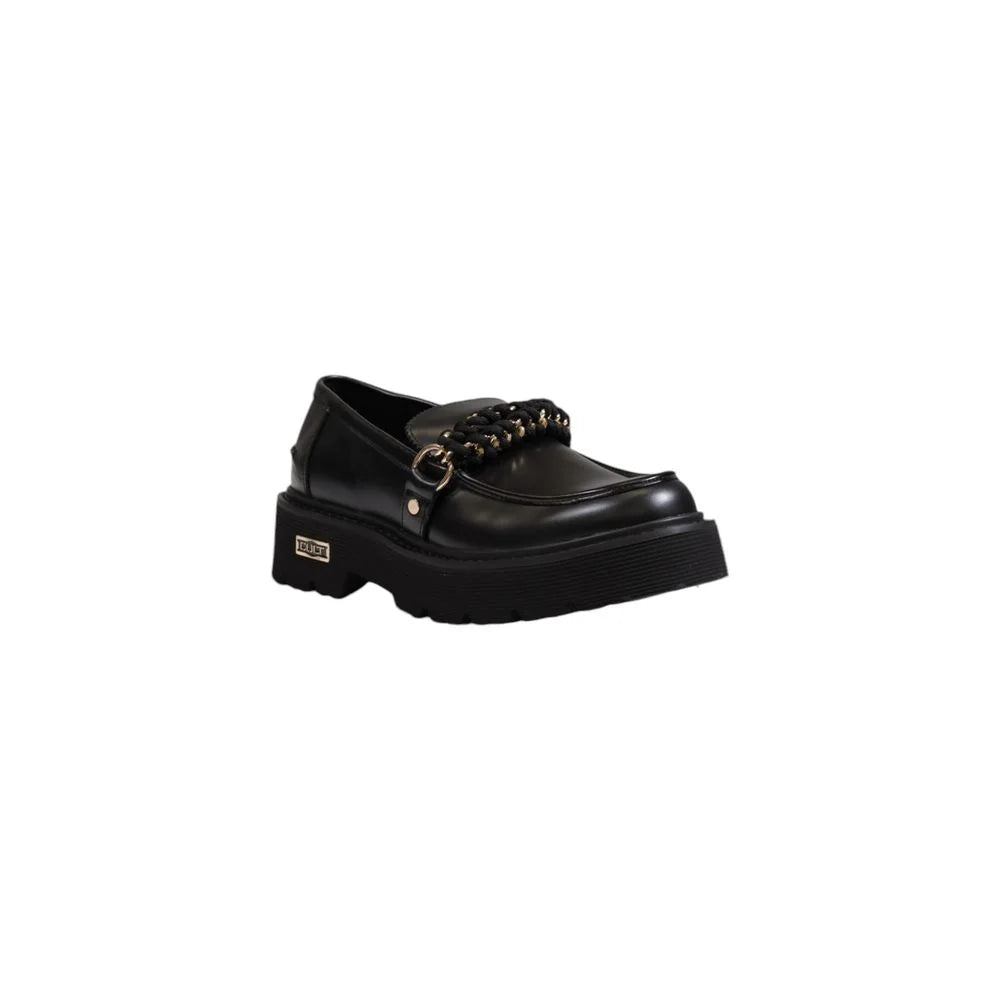 Cult Black Leather Platform