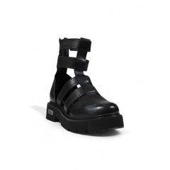 Cult Black Leather Sandal