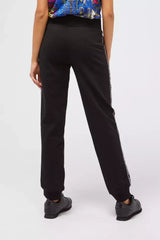 Custo Barcelona Black Cotton Women Sweatpant - Sweatpants