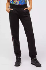 Custo Barcelona Black Cotton Women Sweatpant - Sweatpants