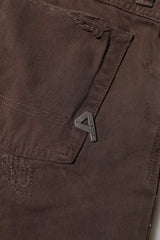 CYCLE Brown Cotton Low Waist Skinny Casual Jeans - Jeans