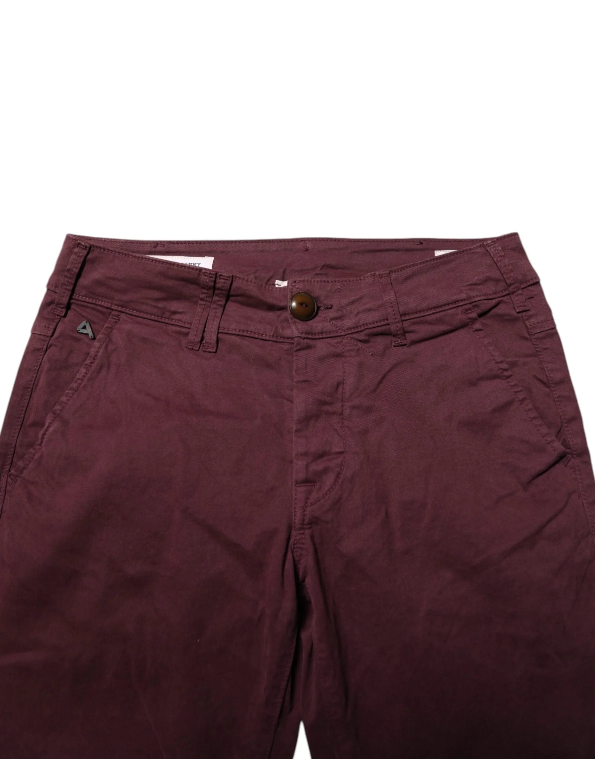 CYCLE Maroon Cotton Stretch Skinny Fit Men Denim Jeans - W30 - Jeans