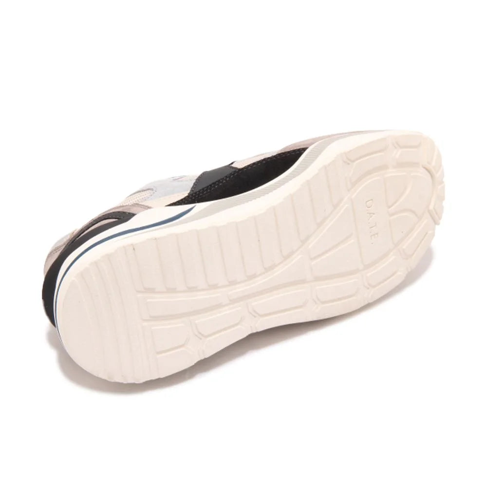 D.A.T.E Beige Leather Sneaker - Sneakers