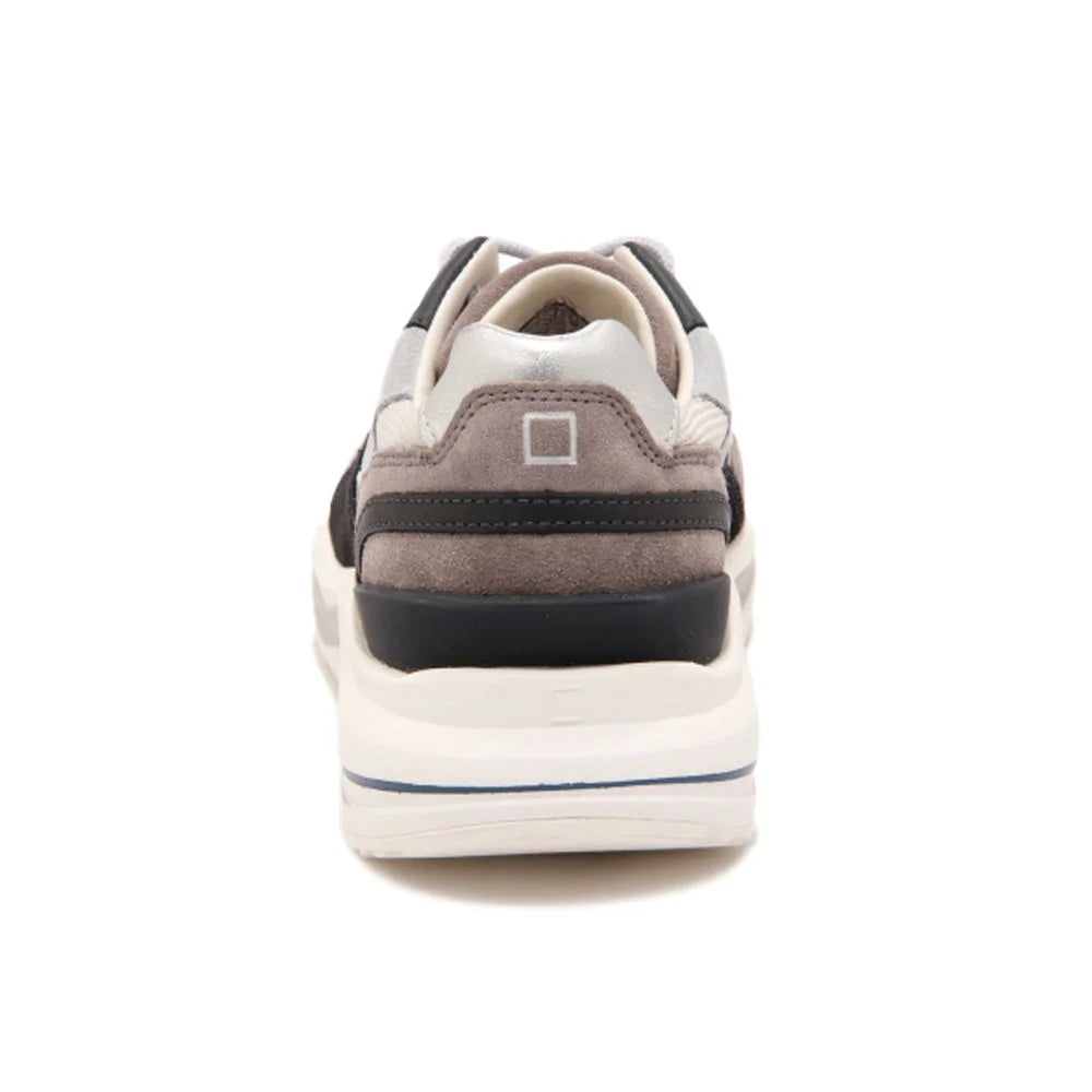 D.A.T.E Beige Leather Sneaker - Sneakers