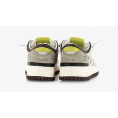 D.A.T.E Beige Leather Sneaker - Sneakers